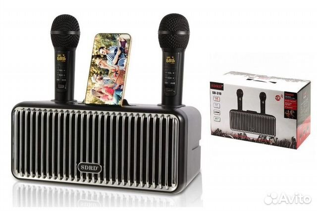 Караоке система sdrd SD 319 2 микрофона