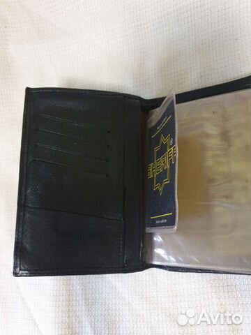 Бумажник для автодокументов кожа