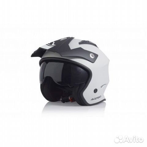 Мотошлем Acerbis JET-aria Silver-black