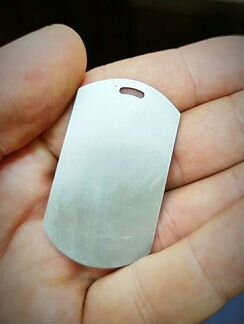 Жетон армейский Титан под гравировау