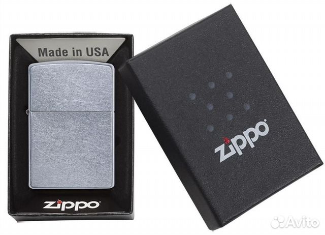 Зажигалка Zippo 207 Street Chrome Оригинал Новая
