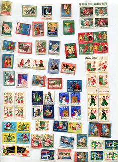 США все 75 марок 1920-1960 Рождество Красный крест