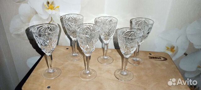 Рюмки хрустальные времён СССР