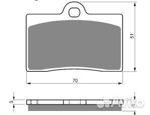 Тормозные колодки Gold-Fren 064 S3