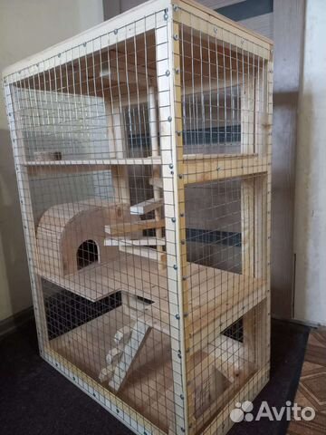 Клетка витрина для шиншиллы, дегу, хорька и т.п