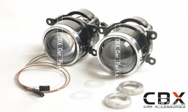 Линзованные биксеноновые туманки в штатное место