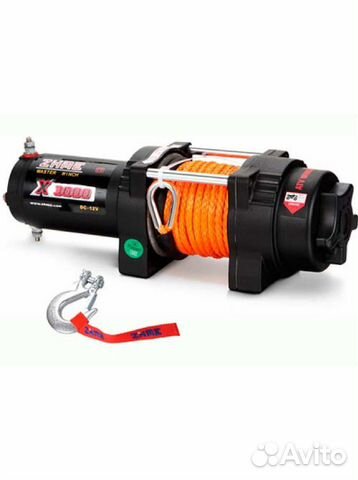 Лебедка на квадроцикл X 4000S (синтетический трос)