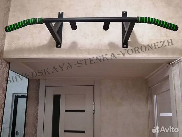 Турник настенный 3 хвата Профи «Power» черный