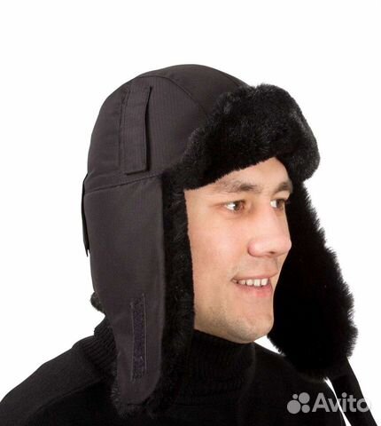 Шапка ушанка «Енисей» скреплениями под каску