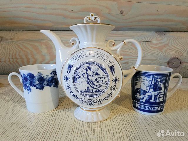 Чайник заварочный, чашки лфз