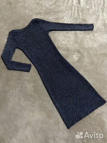 Платье лапша с люрексом