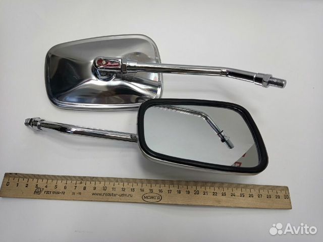 Зеркала (009) металл квадр. хром (компл)