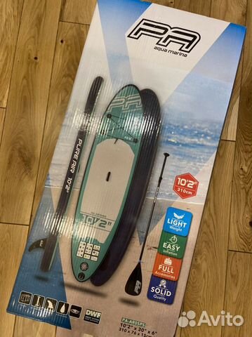 Сап борд Aqua marina PA, 10.2 (до 100 кг) новый 22