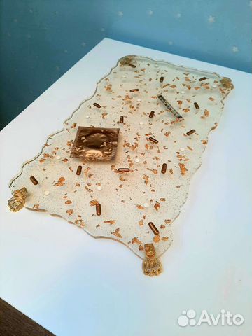 Поднос из эпоксидной смолы