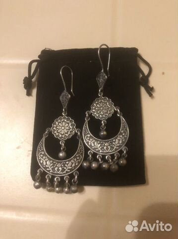 Серебряные серьги