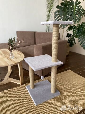 Игровой комплекс когтеточка для кошек джут