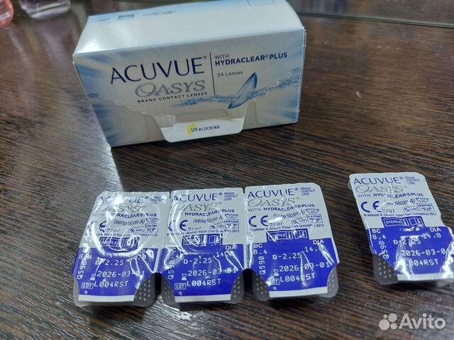 Линзы контактные acuvue oasys двухнедельные