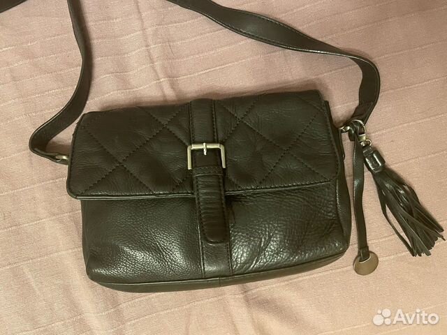 Сумка кожаная клатч