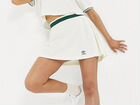 Adidas tennis luxe комплект юбка и футболка-поло