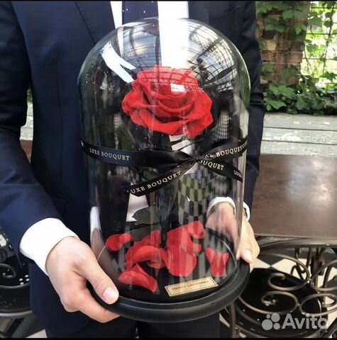 Роза в колбе