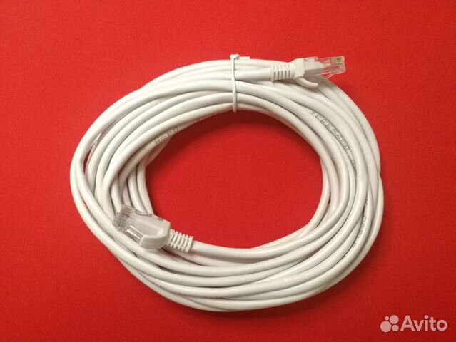 Кабель патч-корд литой UTP Кат.5е серый 5 м