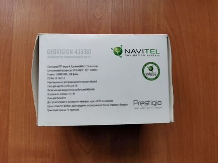 Навигатор Prestigio Geovision 4300BT