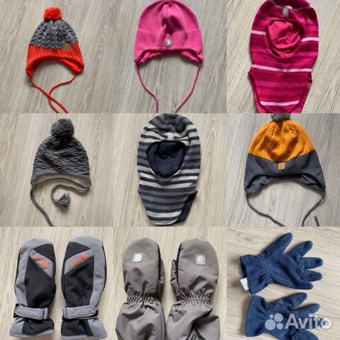 Шапки и варежки 3-6лет