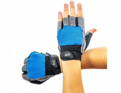 Перчатки для фитнеса сетка JF-S3 Blue