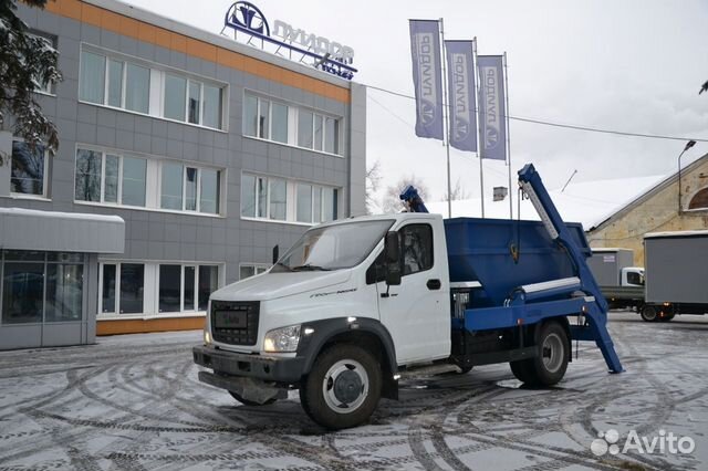 Портальный погрузчик бункеровоз на базе газон Next