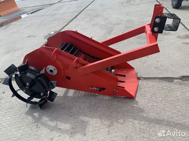 Картофелекопалка для мотоблока транспортерная