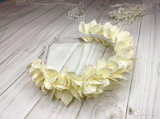 Ободок для волос ручной работы