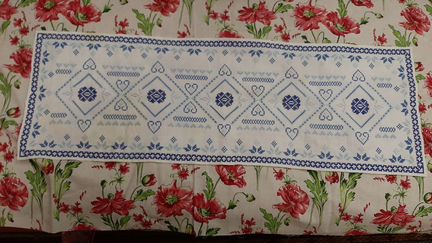 Салфетки вышивка крестом ручная работа