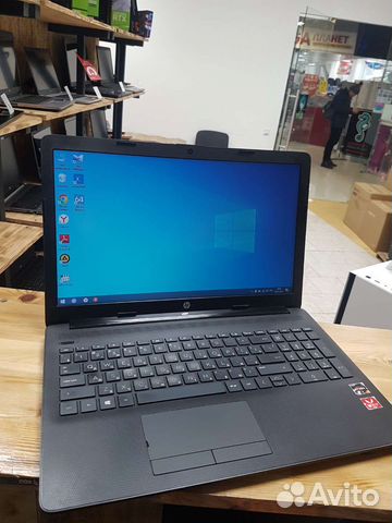 Мощный ноутбук HP на базе Ryzen 3 8Gb SSD 256gb