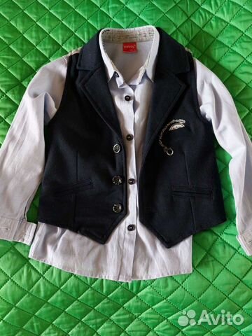 Рубашка с жилетом