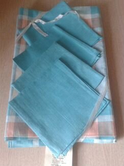 Комплект скатерть с салфетками 150Х200см. Лён