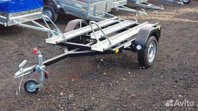 Прицеп для перевозки 2 мотоциклов