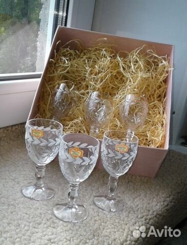 Рюмки хрустальные