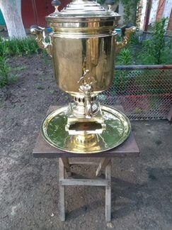 Самовар на дровах старинный