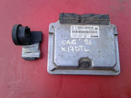 Блок управления двигателем опель астра g x17dtl