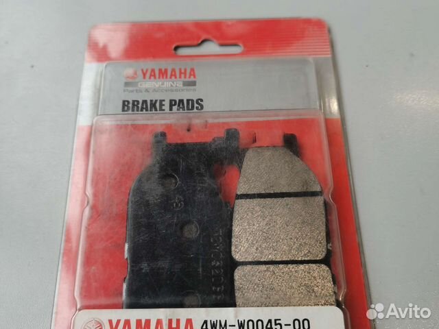 Yamaha тормозные колодки 4WM-W0045-00