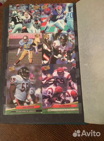 Коллекционные карточки американский футбол