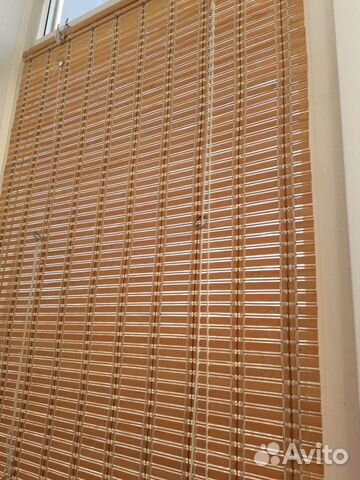 Рулонные шторы из бамбука 140х160 см