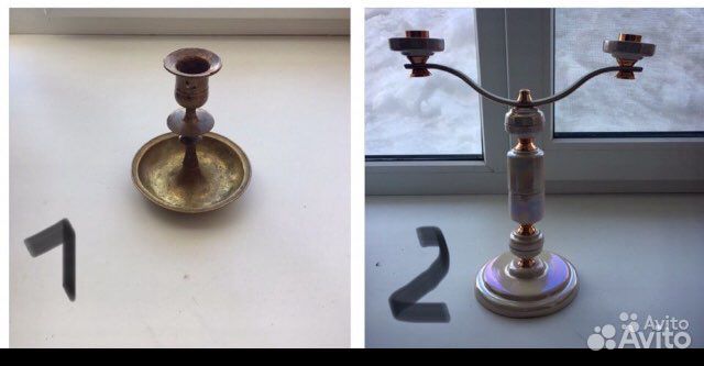 Подсвечники, лампада