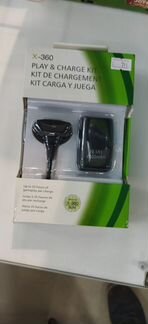 Аккумулятор\зарядный кабель для геймпада xbox 360