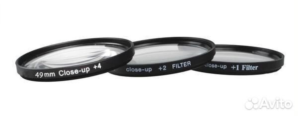 Набор макрофильтров +1, +2, +4 (49 мм) макролинзы
