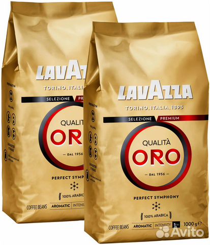 Lavazza ORO кофе в зернах 1 кг - оригинал