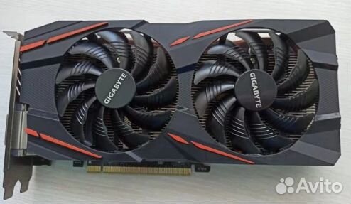 Видеокарта gigabyte AMD Radeon RX480 4Гб озу