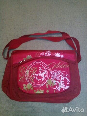 Сумка для ноутбука красная