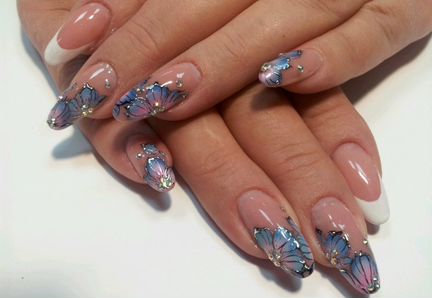 Наращивание ногтей, маникюр, педикюр, покрытие