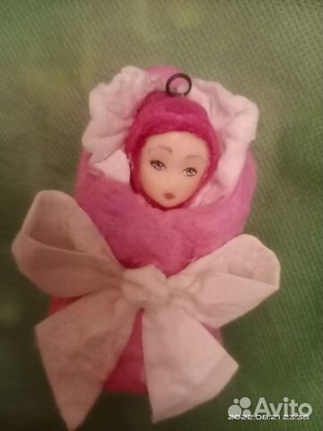 Ватная новогодняя игрушка